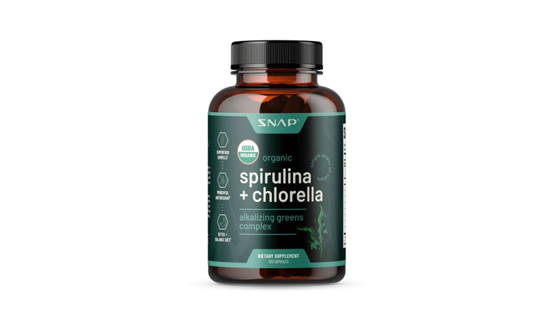 Snap Spirulina + Chlorella – Alkalizing Greens Complex