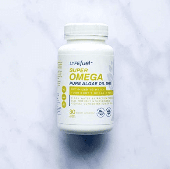 Lyfe super omega pure algae oil.
