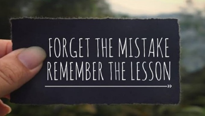 forget the mistake