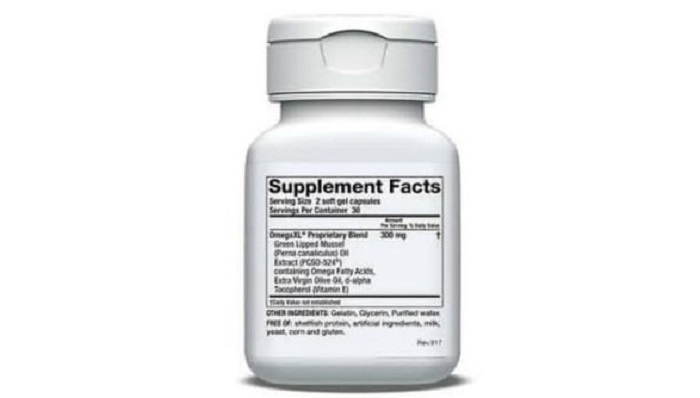 omega xl supplement facts