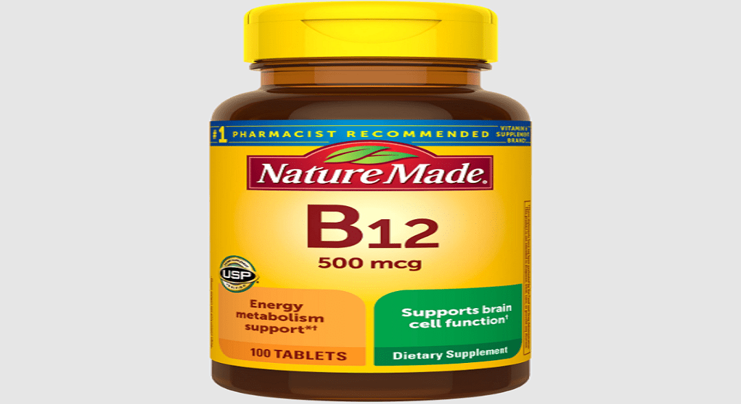 nature made vitamin B12 500 mcg tablets