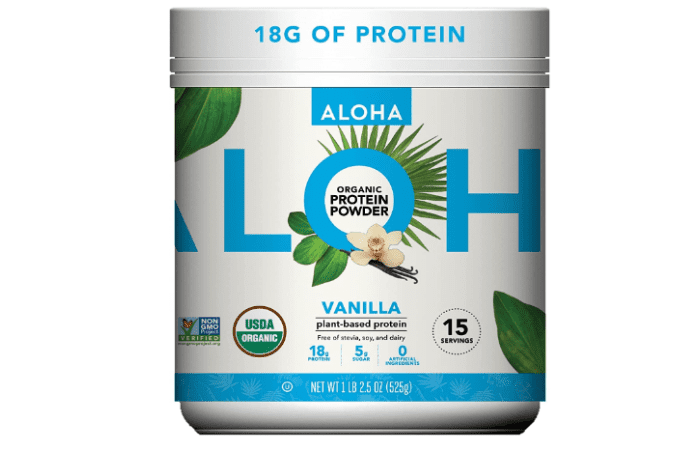 aloha organic protein powder