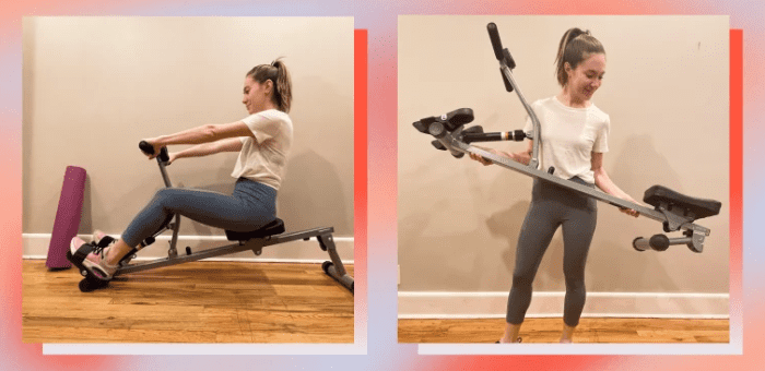 rowing machine features