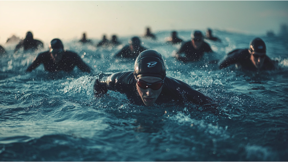 Do Ironmen backstroke in the water